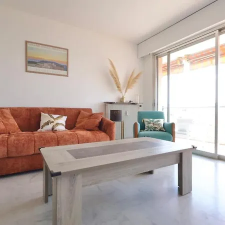 Appartement L'eden - 2 Prs Vue - Clim - Parking Antibes